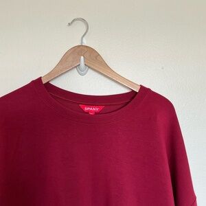 SPANX air essentials Red Crewneck / long sleeve Sweatshirt 2X